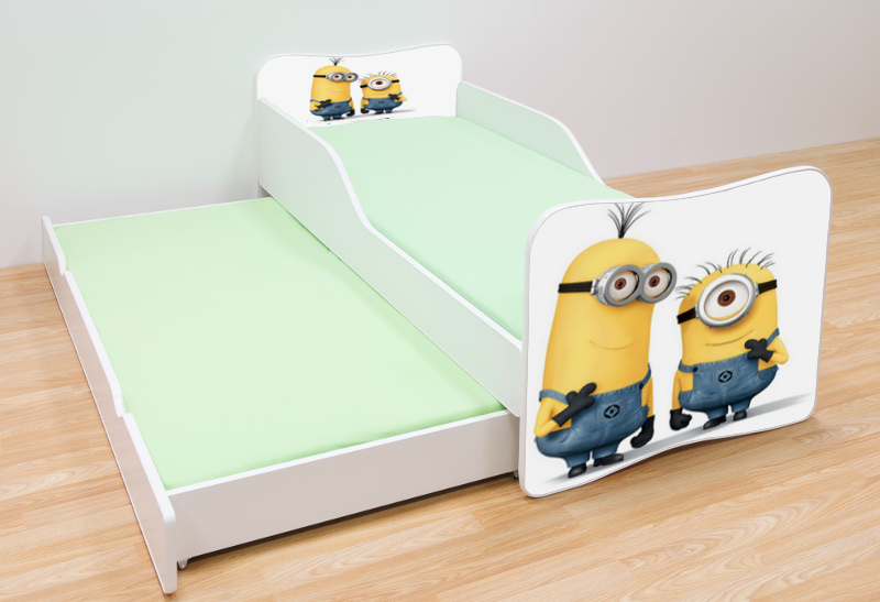 Becks posteľ s výsuvným lôžkom Mimoni